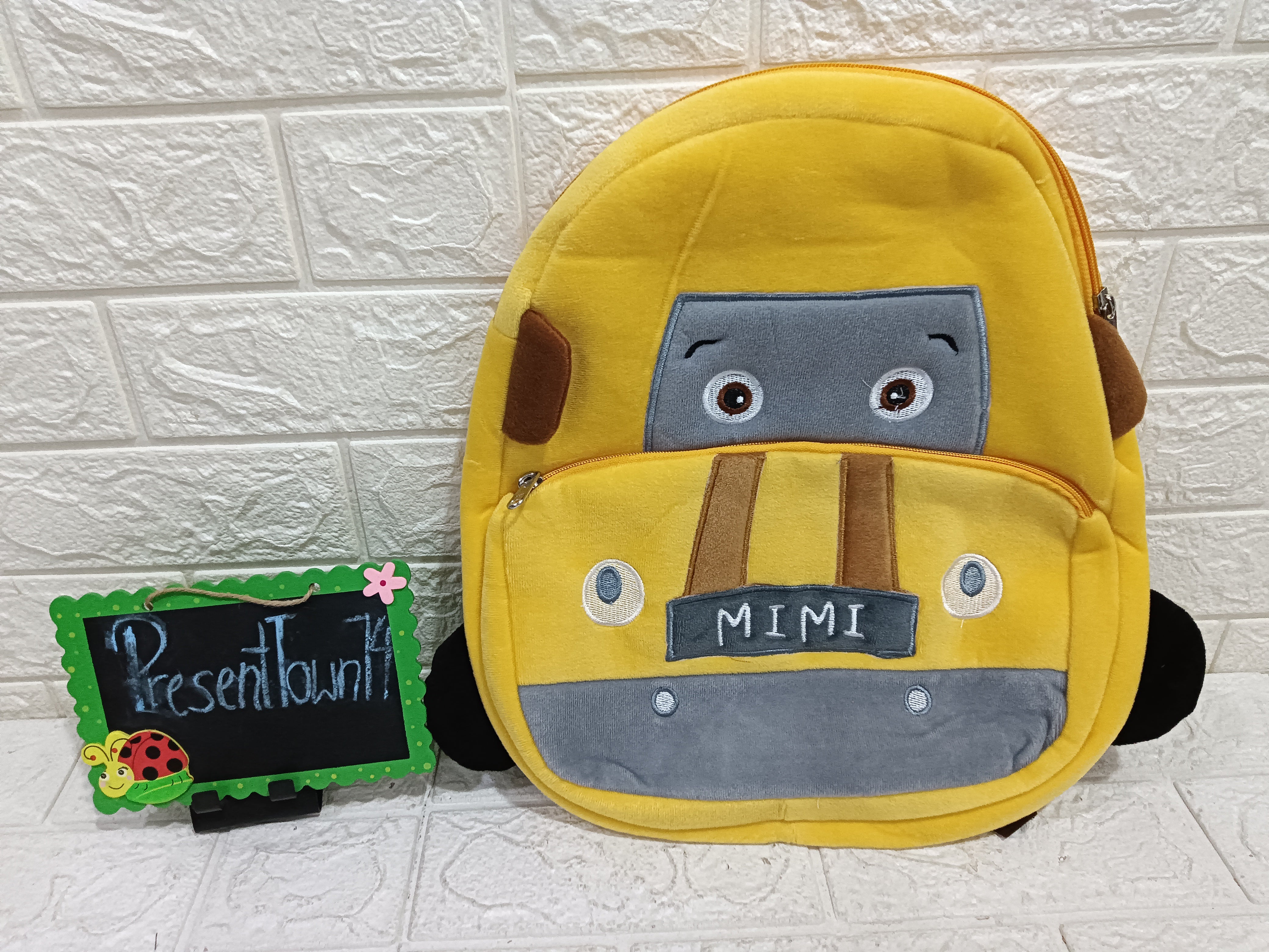 Plush Car Cartoon Backpack